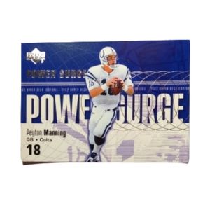 2002 upper deck Payton Manning